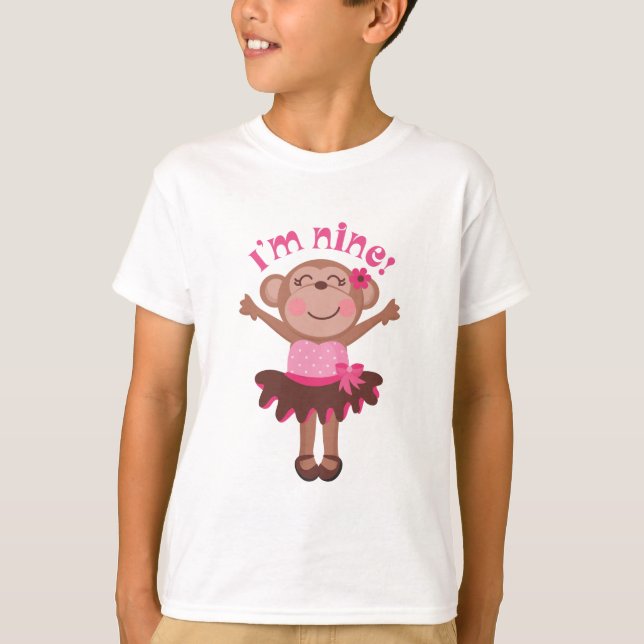 Im Nine 9th Birthday Gift T-Shirt (Front)