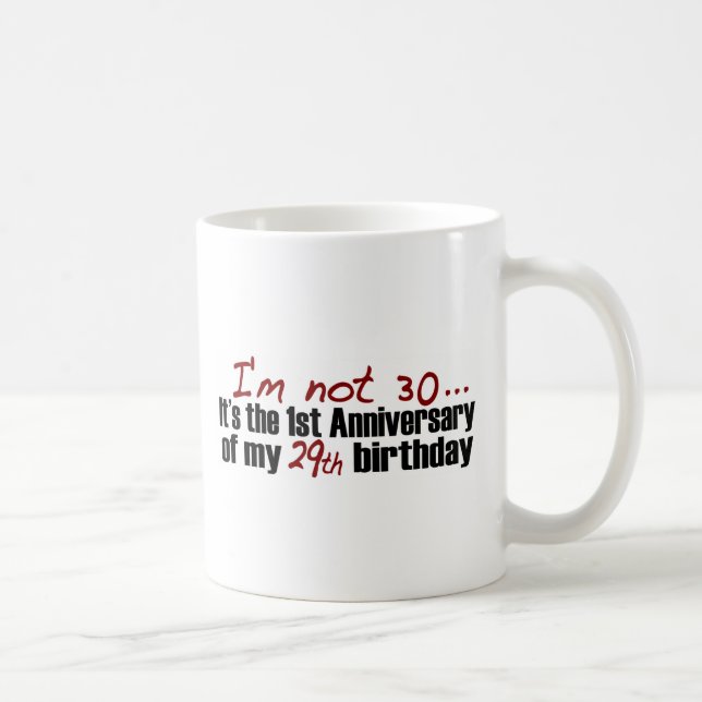 I'M Not 30 Coffee Mug (Right)