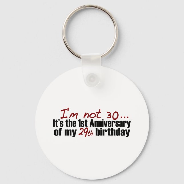 I'M Not 30 Key Ring (Front)