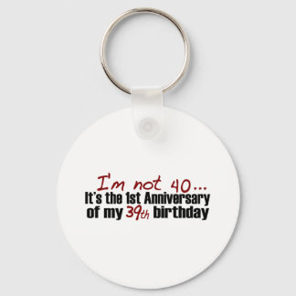 I'M Not 40 Key Ring