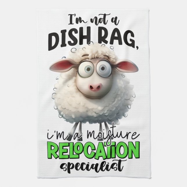 I'm not a Dish Rag Tea Towel (Vertical)