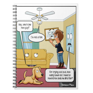 I'm Not a Fan Punny Notebook