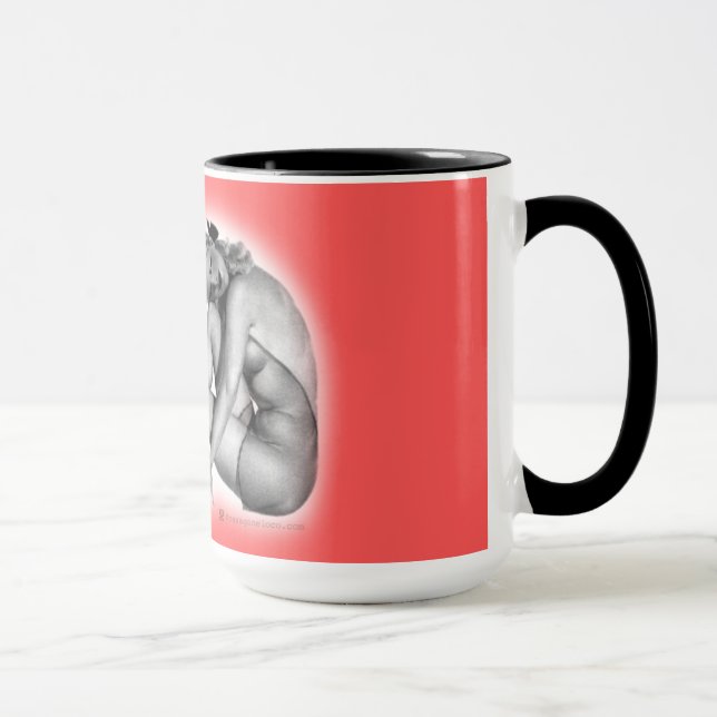 I'm not a Hot Mess Play One PinUp Girl Mug (Right)