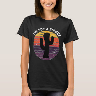 I'M NOT A HUGGER VINTAGE CACTUS T-SHIRT