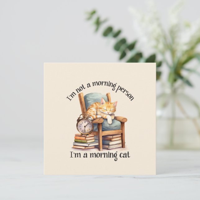 I'm Not A Morning Person (Standing Front)