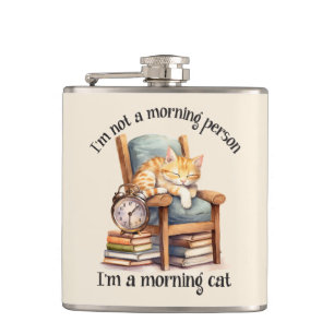 I'm Not A Morning Person Hip Flask