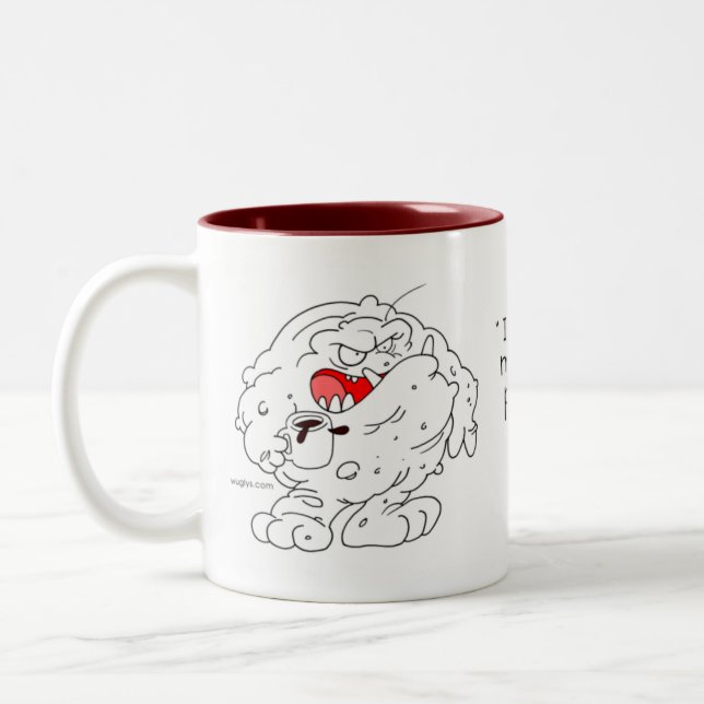 I'm Not a Morning Person Two-Tone Coffee Mug (Left)