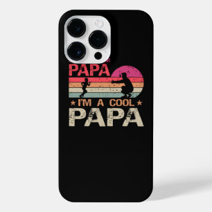 I'm Not A Regular Papa I'm A Cool Papa Vintage Fat iPhone 14 Pro Max Case