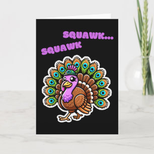 I'm Not A Turkey I Am A Pea Funny Thanksgiving Card