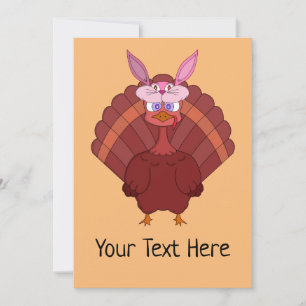 I'm Not A Turkey Thanksgiving Holiday Card
