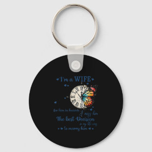I'm Not A Widow I'm A Wife To A Husband With Wings Key Ring