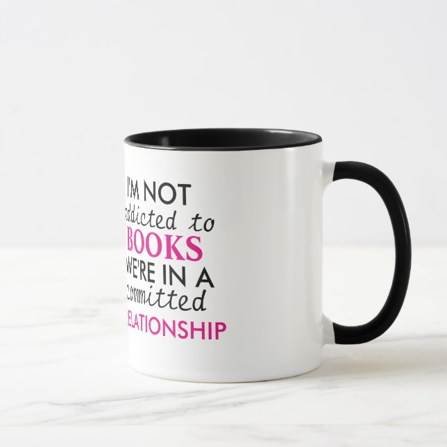 I'm not addicted to books mug (Right)