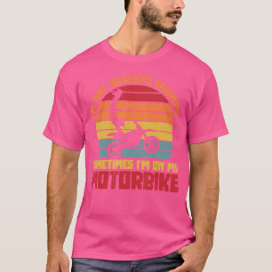 I'M Not Always Grumpy Motorbike T-Shirt