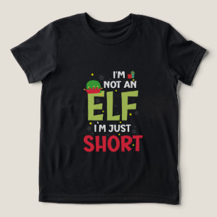 Im Not An Elf Family Christmas Pjs Matching  Tri-Blend Shirt