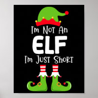 I'm Not An Elf I'm Just Short Family Christmas Pjs