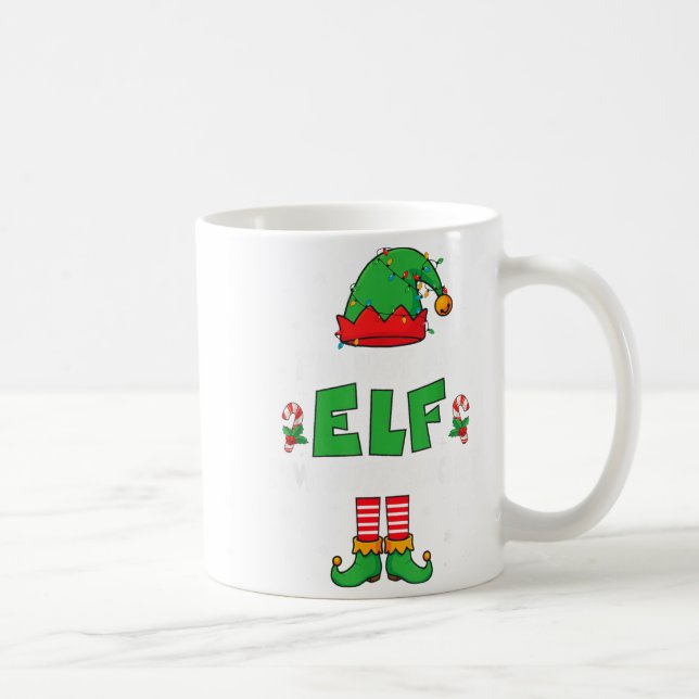 I'm Not An Elf I'm Just Short Funny Christmas Men  Coffee Mug (Right)