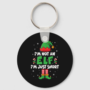 I'm Not An Elf I'm Just Short Funny Christmas Men  Key Ring