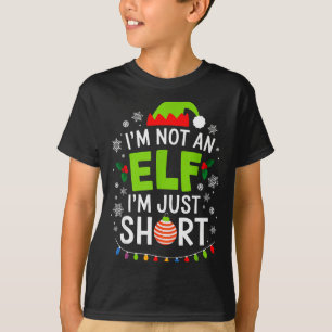 Im Not An Elf Just Short Funny Christmas Xmas Men T-Shirt