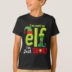Im Not An Elf Just Short Funny Christmas Xmas Men  T-Shirt