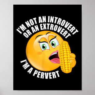 Im Not An Introvert Or An Extrovert Im A Pervert  Poster