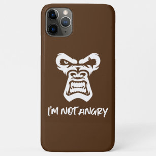 I'm Not Angry, The Monkey Case-Mate iPhone Case