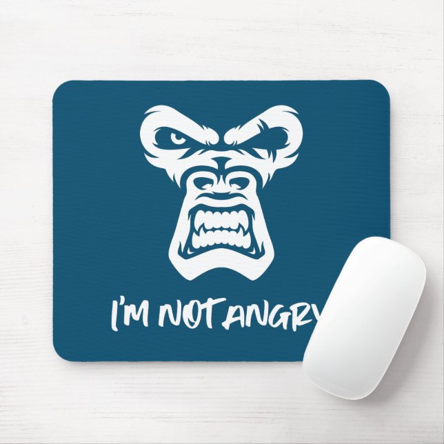 I'm Not Angry - The Monkey Mouse Mat (With Mouse)