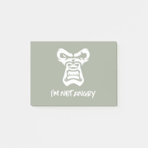 I'm Not Angry, The Monkey Post-it Notes
