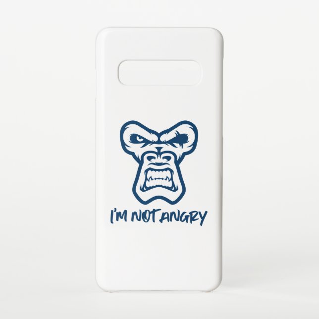 I'm Not Angry, The Monkey Samsung Galaxy Case (Back)