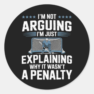 I'm Not Arguing I'm Just Explaining Why It Wasn't  Classic Round Sticker