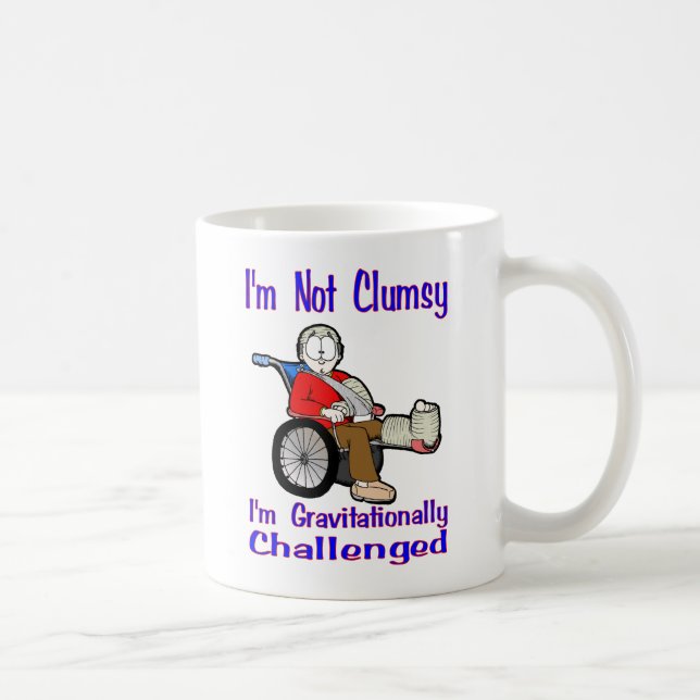 I'm Not Clumsy Coffee Mug (Right)