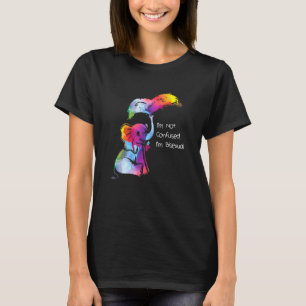 Im Not Confused Im Bisexual Rainbow Lgbt Community T-Shirt
