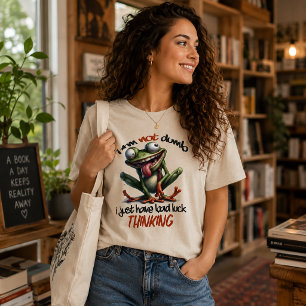 I'm not dumb I just have bad luck thinking Tri-Blend Shirt
