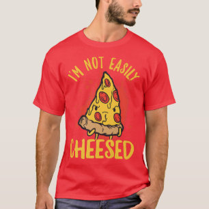 I'm Not Easily Pleased Cheese Pizza Pun Premium T-Shirt