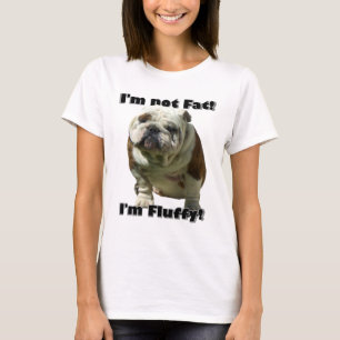 I'm not fat Bulldog tank top