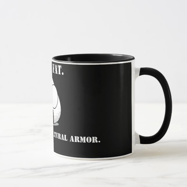 I'm NOT FAT. I'm FULL of KNOWLEDGE! Mug (Right)