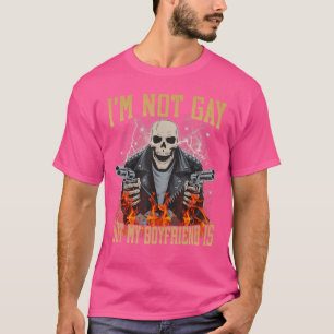 Im Not Gay But My Boyfriend is Funny Hard Bootleg T-Shirt