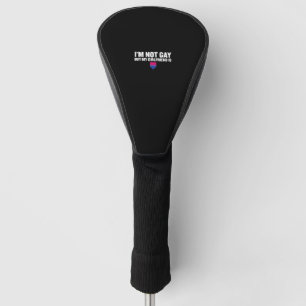 _I'm Not Gay But My Girlfriend Is_ Bisexual Pride Golf Head Cover