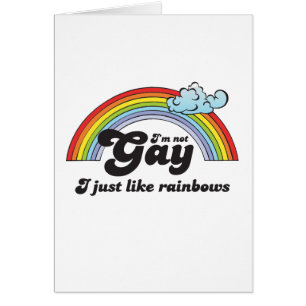 I'M NOT GAY, I JUST LIKE RAINBOWS