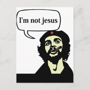 I'm not jesus - Che guevara comics postcard! Postcard