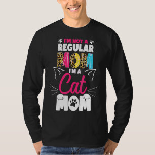 I'm Not Like A Regular Mum I'm A Cool Cat Mum Moth T-Shirt