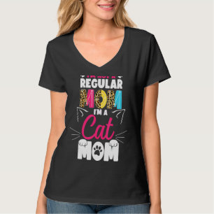I'm Not Like A Regular Mum I'm A Cool Cat Mum Moth T-Shirt