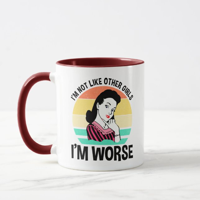I'm Not Like Other Girls - I'm Worse Mug (Left)
