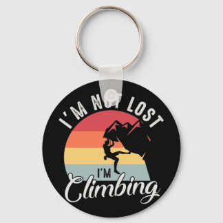 I'm Not Lost I'm just Climbing Mouse Pad Key Ring