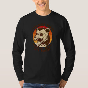 I'M NOT MAD THIS IS JUST MY FACE Funny Possum Scre T-Shirt