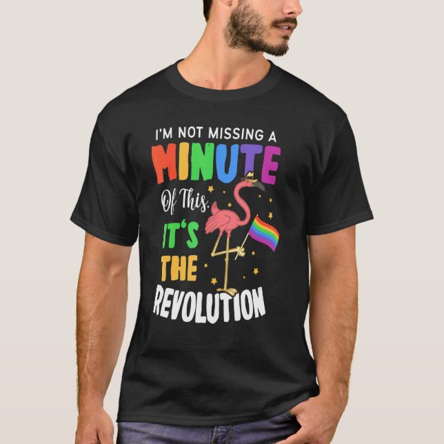 Im Not Missing A Minute Of This Revolution - Lgbt  T-Shirt (Front)