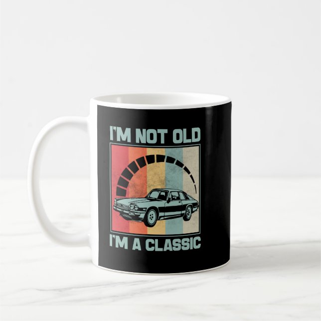 I'm Not Old I'm A Classic -JAGUAR XJS Coffee Mug (Left)