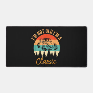 I'm Not Old I'm Classic Car Retro Vintage Funny Ca Desk Mat