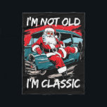 I'm Not Old I'm Clic Santa Car Christmas Retro Coo Fleece Blanket<br><div class="desc">I'm Not Old I'm Clic Santa Car Christmas Retro Cool Funny</div>