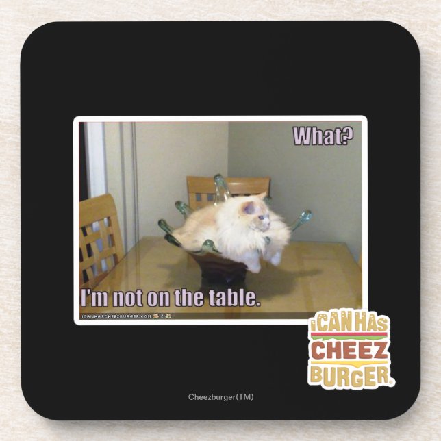 I'm not on the table coaster (Front)