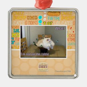 I'm not on the table metal tree decoration